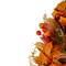 11" Brown & Orange Pinecone & Pumpkin Fall Wreath